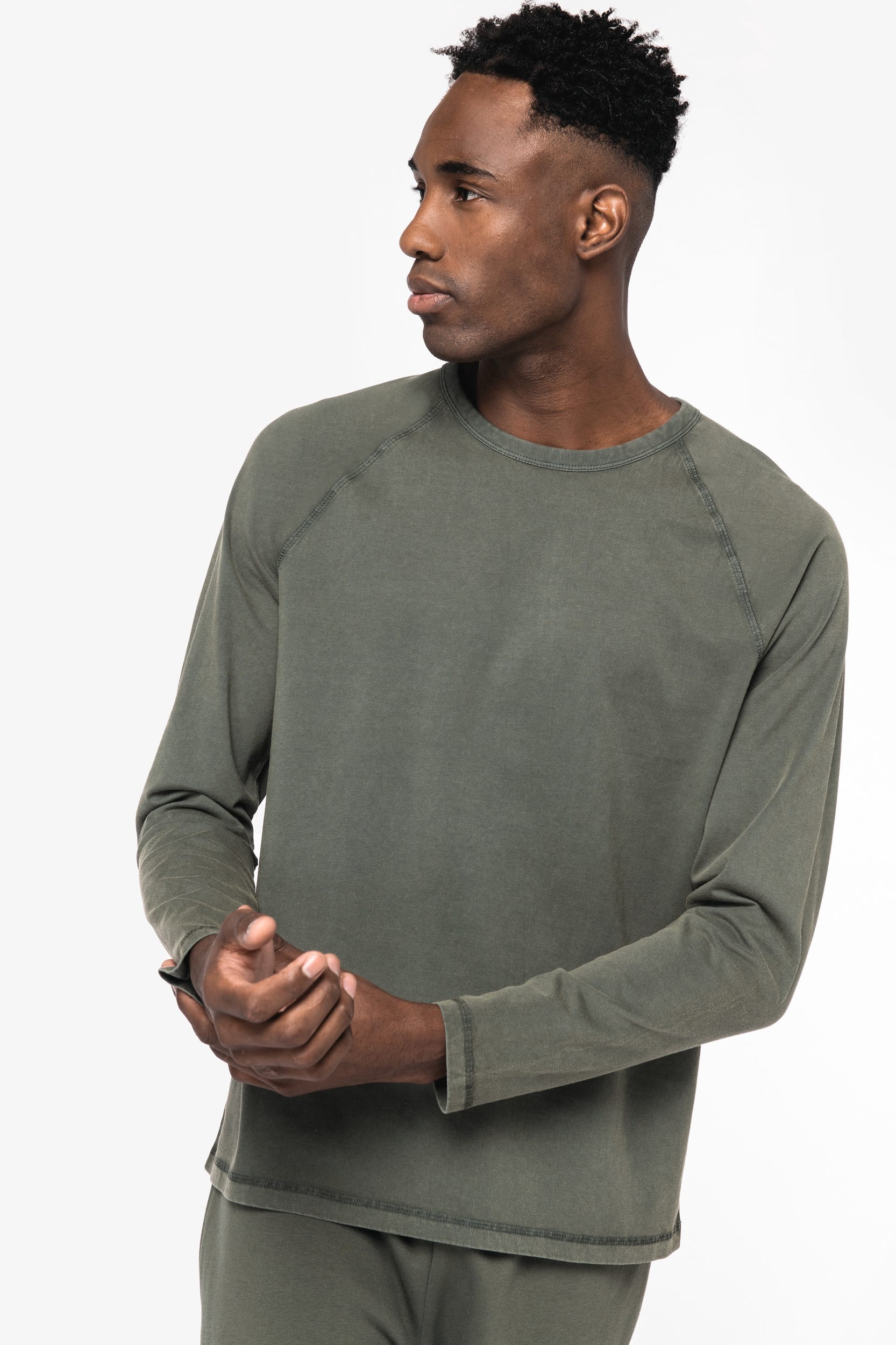 6(ROKU)SHEER RAGLAN SLEEVE T ロク 6（ロク）の「＜6(ROKU)＞SHEER RAGLAN SLEEVE T-SHIRT/Tシャツ（T