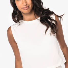 NS342 | T-shirt crop sans manche femme - Native Spirit EN