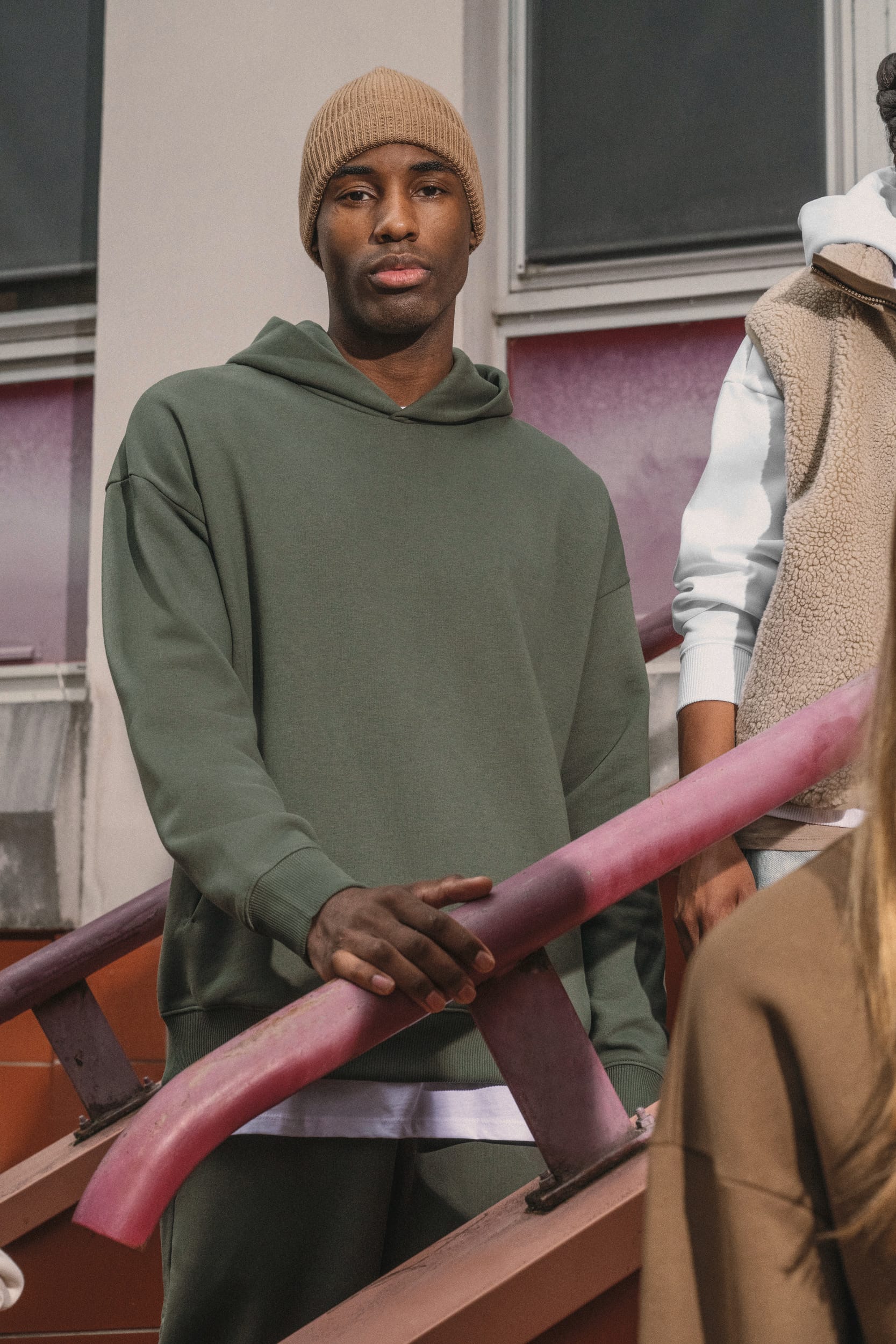 NS408 | Sweat-shirt à capuche oversize unisexe - Native Spirit EN