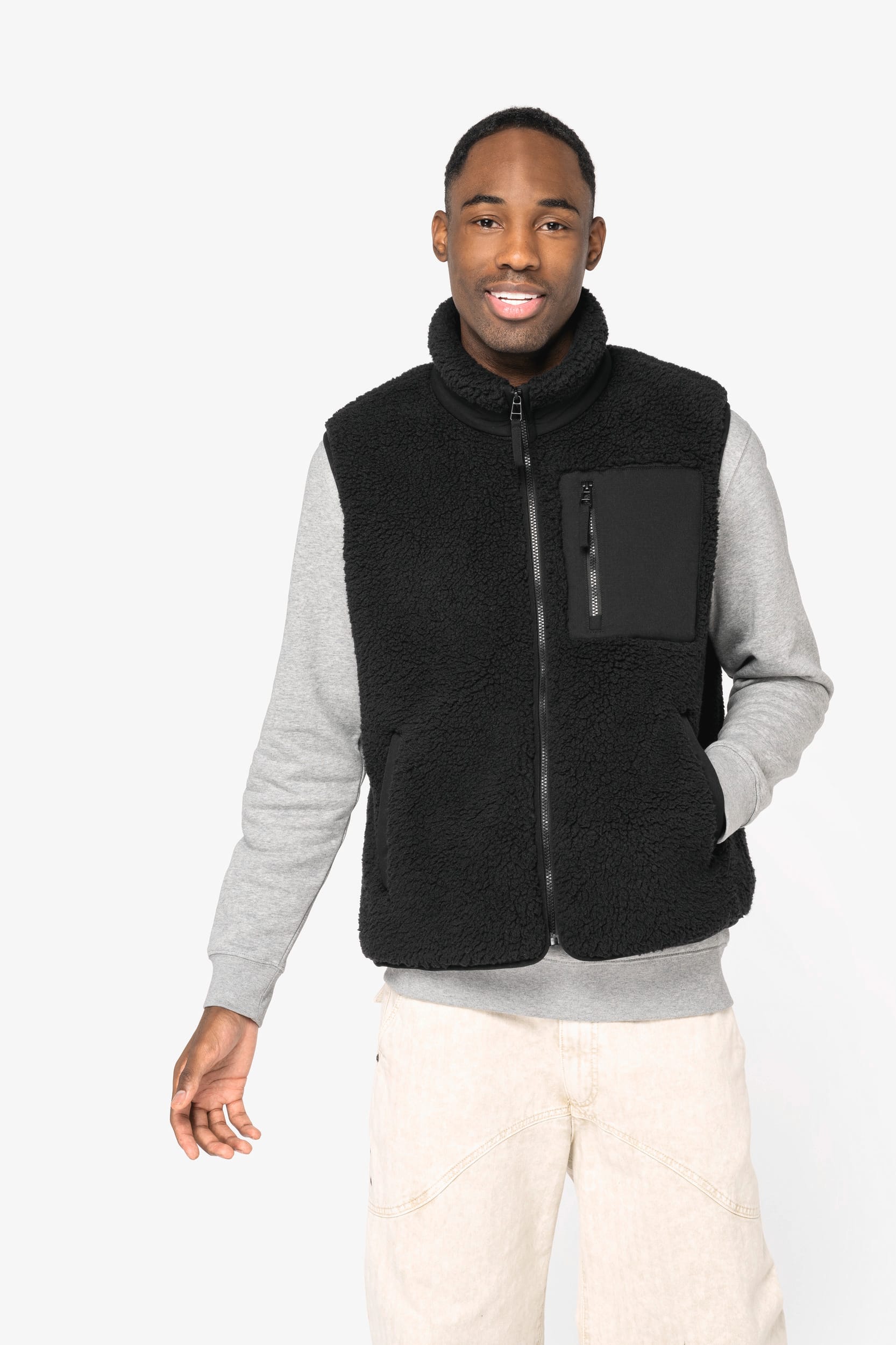 NS624 | Bodywarmer en sherpa unisexe - Native Spirit EN