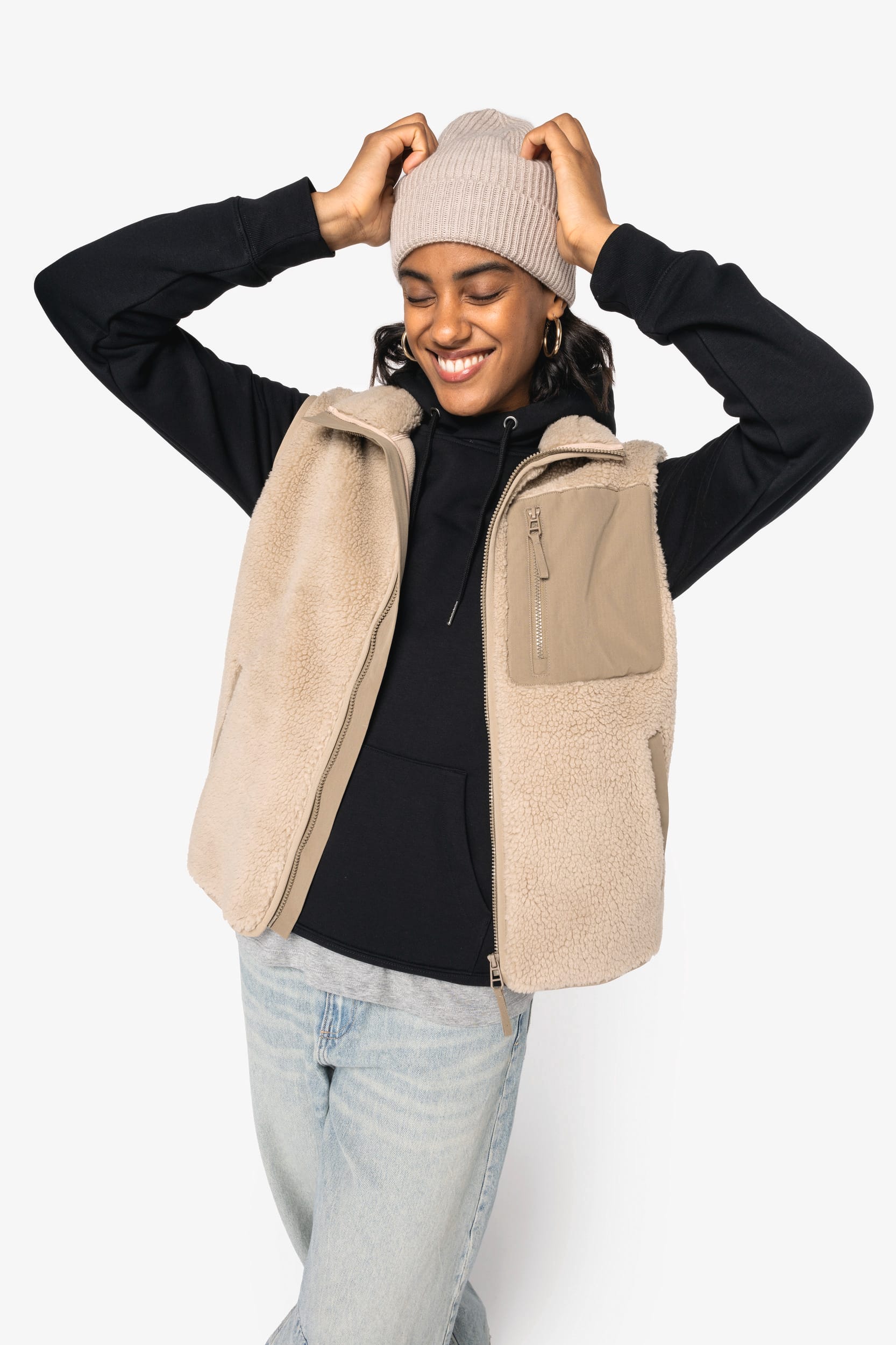 NS624 | Bodywarmer en sherpa unisexe - Native Spirit EN